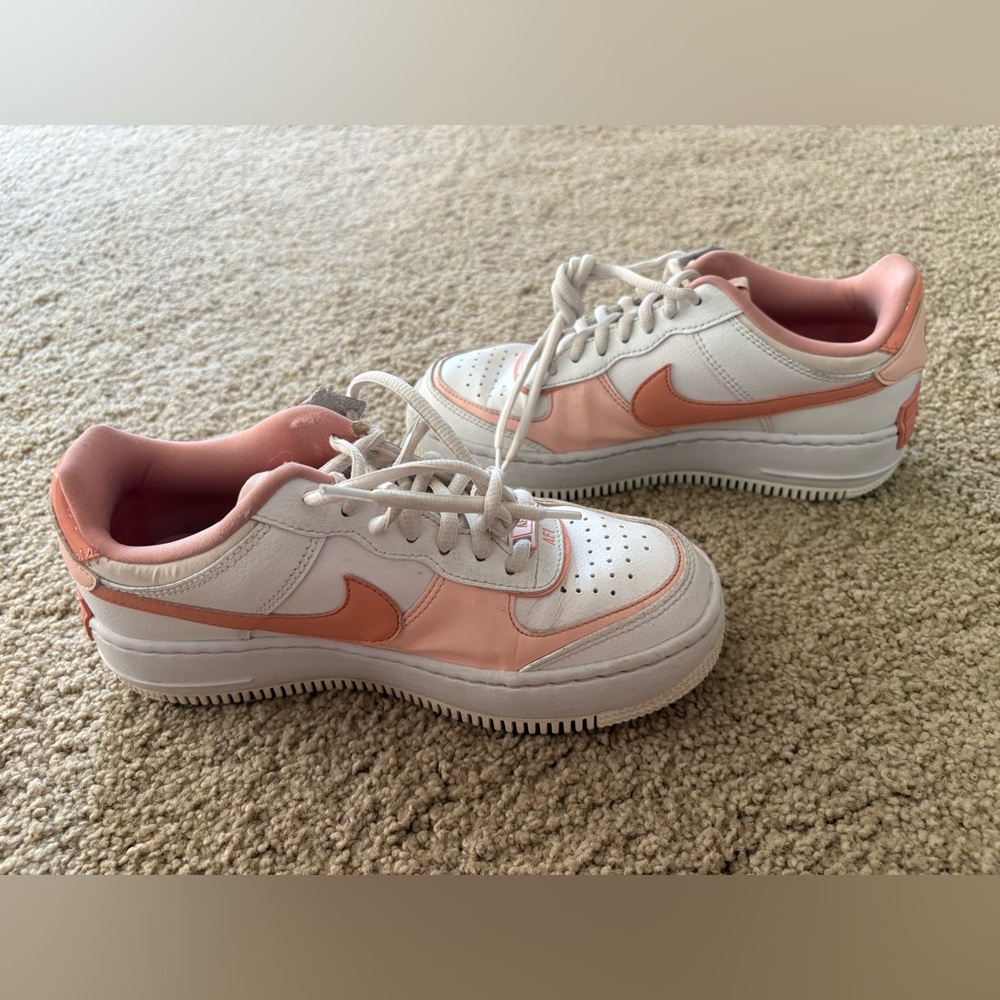 White and Pink AF1